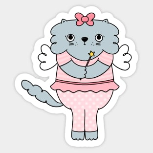 Cat Fairy Sticker